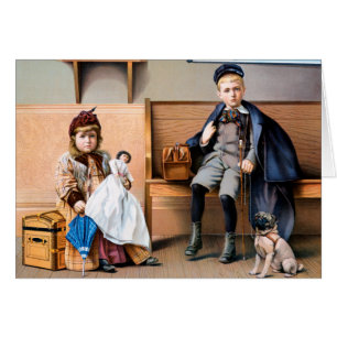 AFFICHE DE CHEMIN DE FER, 1898