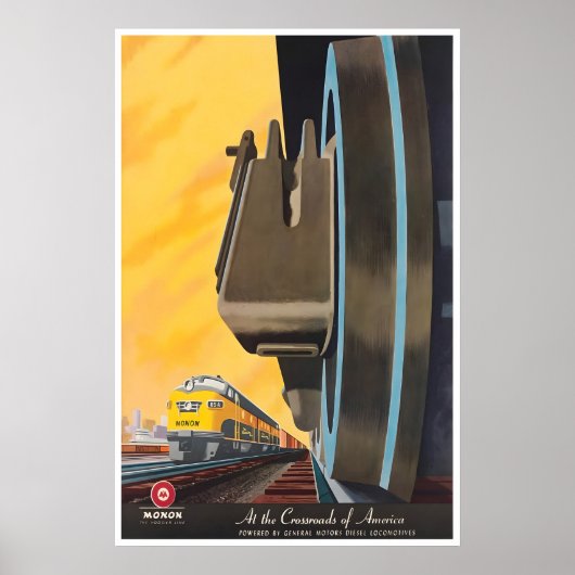 Affiche de chemin de fer Bern Hill Art Train Impre (Devant)