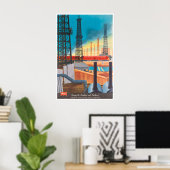 Affiche de chemin de fer Bern Hill Train Art Locom (Bureau à domicile)
