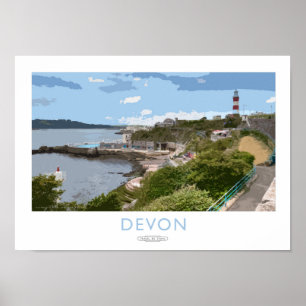 Affiche de chemin de fer de Devon