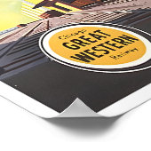 Affiche de chemin de fer Train Art Bern Hill (TR68 (Coin)