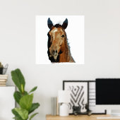 Affiche de cheval à imprimer (Bureau à domicile)