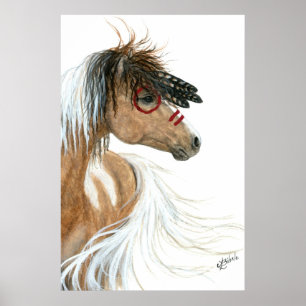 Affiche de cheval de poney d'esprit par Bihrle