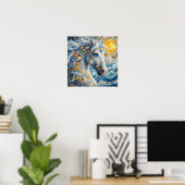 Affiche de cheval fantastique (Bureau à domicile)