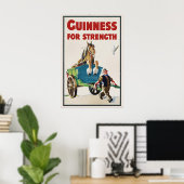 Affiche de cheval Guinness Impression vintage Joh (Bureau à domicile)