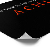 Affiche de Cheval Motivationnel Stylish (Coin)