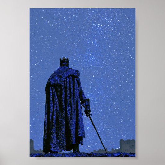 Affiche de Chevalier à Cape Rouge de Dark Fantasy (Devant)