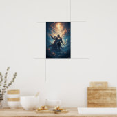 Affiche de Chevalier de Fantasy Épique (Cuisine)