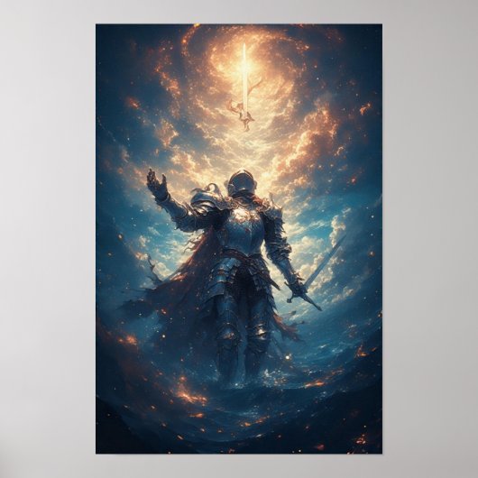 Affiche de Chevalier de Fantasy Épique (Devant)