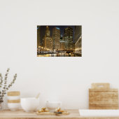 Affiche de Chicago par nuit (Cuisine)