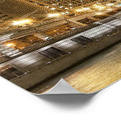 Affiche de Chicago par nuit (Coin)