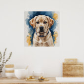 Affiche de chiot Labrador | Art mural (Cuisine)