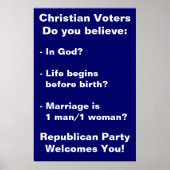 Affiche de Christian Voters (Devant)
