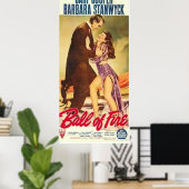 Affiche de cinéma "Ball of Fire" (Bureau à domicile)