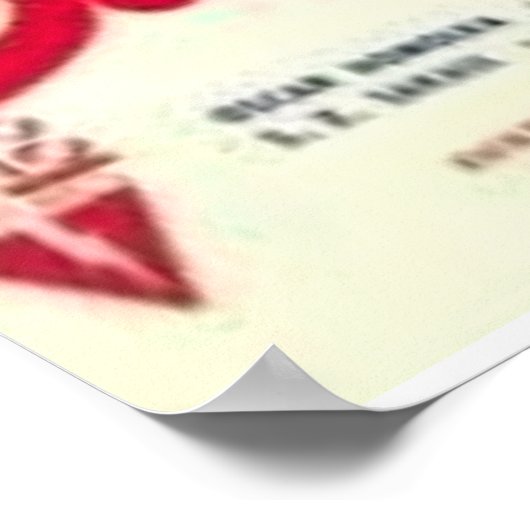 Affiche de cinéma "Ball of Fire" (Coin)