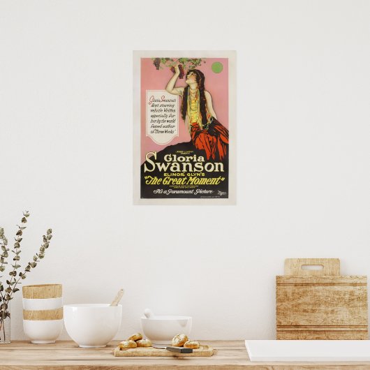 Affiche de cinéma Gloria Swanson Jesse Lasky (Cuisine)