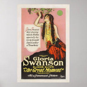 Affiche de cinéma Gloria Swanson Jesse Lasky