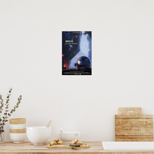 Affiche de cinéma 'Outlaw Trigger' (Cuisine)