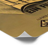 Affiche de cinéma rare et célèbre METROPOLIS (Coin)