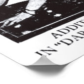 Affiche de cinéma vintage Theda Bara 1920 (Coin)