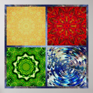 Affiche de cinq éléments