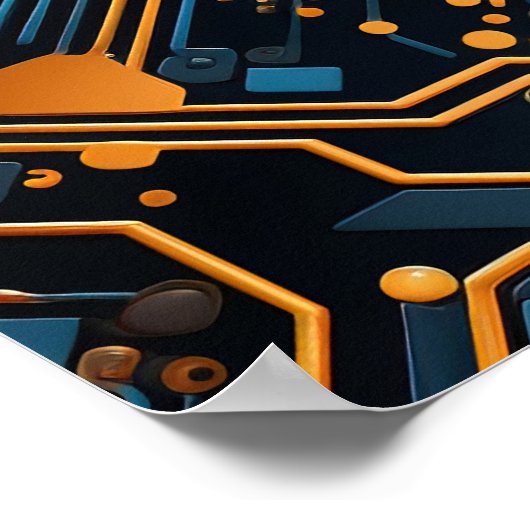 Affiche de circuit électronique (Coin)