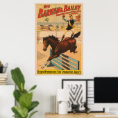 Affiche De Cirque Allemande D'Un Homme Se Trouvant (Bureau à domicile)