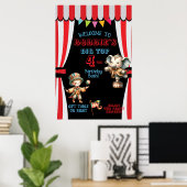 Affiche de cirque Big Top (Bureau à domicile)