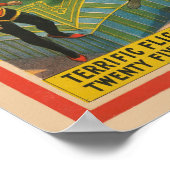 Affiche De Cirque D'acrobates Qui Sautillent Sur L (Coin)