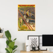 Affiche de cirque de bicyclette de Kilpatrick's Ri (Bureau à domicile)