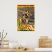 Affiche de cirque de bicyclette de Kilpatrick's Ri (Cuisine)