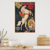 Affiche De Cirque De Madame Ada Castello Sur Un Ch (Cuisine)