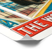 Affiche De Cirque D'Éléphants Et D'Animaux En Cage (Coin)