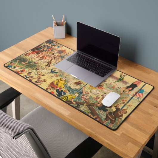 Affiche De Cirque Des Gens En Costumes Se Produisa (Bureau 2)