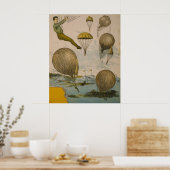 Affiche De Cirque D'Un Ballon Aérien (Cuisine)