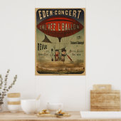 Affiche De Cirque Française De Deux Artistes En Aé (Cuisine)