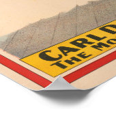 Affiche de cirque montrant des actes acrobatiques, (Coin)