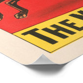 Affiche De Cirque Montrant Des Clowns Avec Des Chi (Coin)