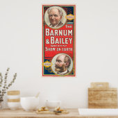 Affiche De Cirque Montrant Des Portraits De Barnum (Cuisine)
