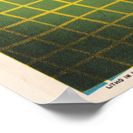 Affiche De Cirque Montrant Les Visages Clown Et Cr (Coin)