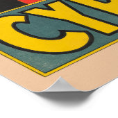 Affiche De Cirque Montrant Louis Cyr Aux Armoiries (Coin)