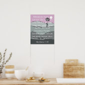 Affiche de citation biblique chrétienne fantaisist (Cuisine)