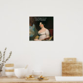 Affiche de citation célèbre de Dolly Madison Où je (Cuisine)