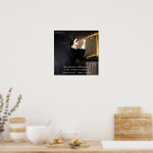 Affiche de citation célèbre de Maria Mitchell "Nat (Cuisine)