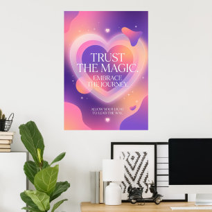 Affiche de citation céleste magique Gr rêv