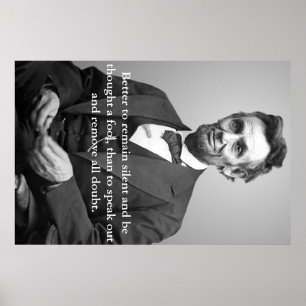 Affiche de citation d'Abe Lincoln
