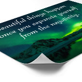Affiche de citation d'affirmation positive (Coin)
