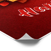 Affiche de citation d'amour de la Saint-Valentin (Coin)