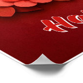 Affiche de citation d'amour de la Saint-Valentin (Coin)