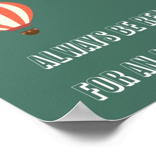 Affiche de citation d'aventure (Coin)